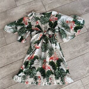 SHEIN tropical mini dress, Small